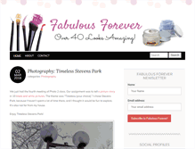 Tablet Screenshot of fabulousforeverblog.com